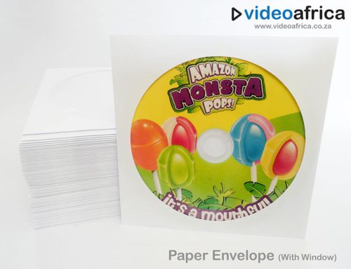 CD/DVD Paper Envelope with Window
