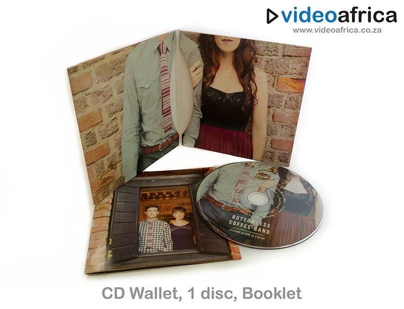 4-Panel Cardboard Wallet with Booklet Insert